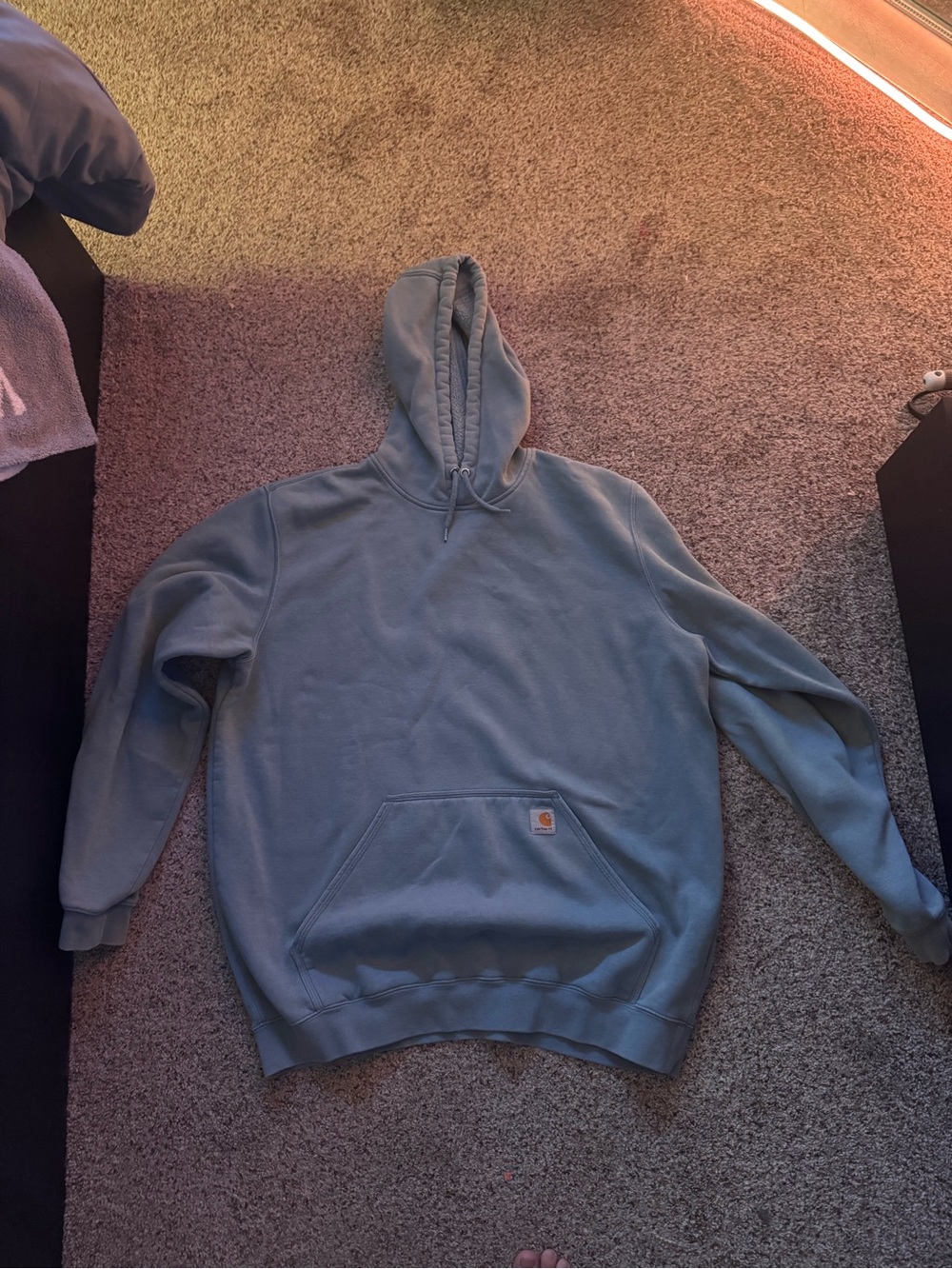 Carhartt Men's Dusty Blue Pullover Hoodie